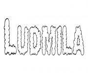 Coloriage Ludmila