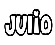 Coloriage Julio