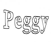 Coloriage Peggy