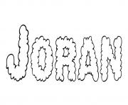 Coloriage Joran