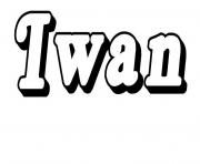 Coloriage Iwan