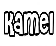 Coloriage Kamel