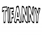 Coloriage Tifanny