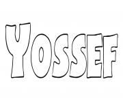 Coloriage Yossef