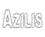 Coloriage Azilis