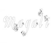 Coloriage Magali