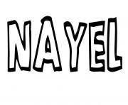 Coloriage Nayel