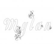 Coloriage Mylan