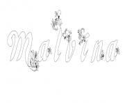 Coloriage Malvina