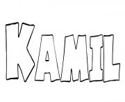 Coloriage Kamil