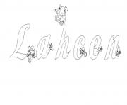 Coloriage Lahcen