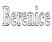 Coloriage Berenice