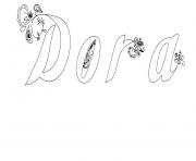 Coloriage Dora