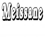 Coloriage Meissane