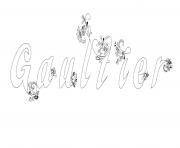 Coloriage Gaultier