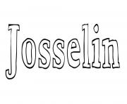 Coloriage Josselin