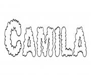 Coloriage Camila