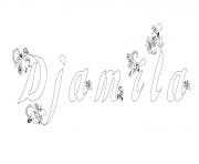 Coloriage Djamila