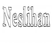 Coloriage Neslihan