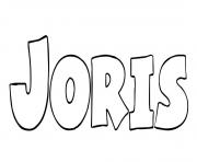 Coloriage Joris