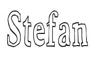 Coloriage Stefan