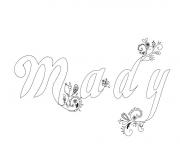 Coloriage Mady