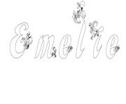 Coloriage Emelie