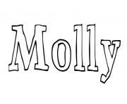 Coloriage Molly