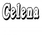 Coloriage Celena