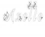 Coloriage Axelle