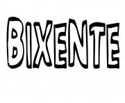 Coloriage Bixente