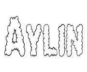 Coloriage Aylin