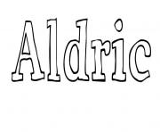 Coloriage Aldric