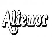 Coloriage Alienor