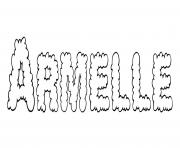 Coloriage Armelle