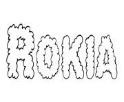 Coloriage Rokia