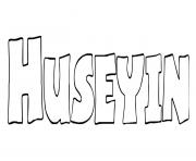 Coloriage Huseyin