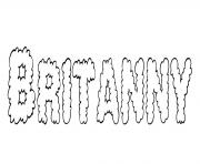 Coloriage Britanny