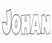 Coloriage Johan