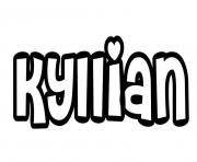 Coloriage Kyllian