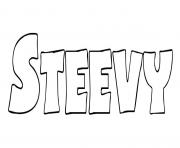 Coloriage Steevy