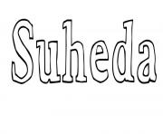 Coloriage Suheda