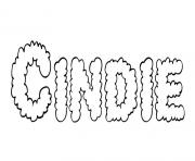 Coloriage Cindie