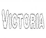 Coloriage Victoria