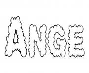 Coloriage Ange