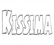 Coloriage Kissima