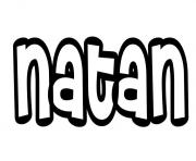 Coloriage Natan