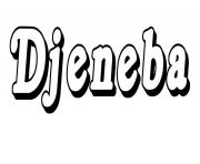 Coloriage Djeneba