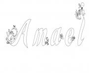 Coloriage Amael