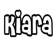 Coloriage Kiara